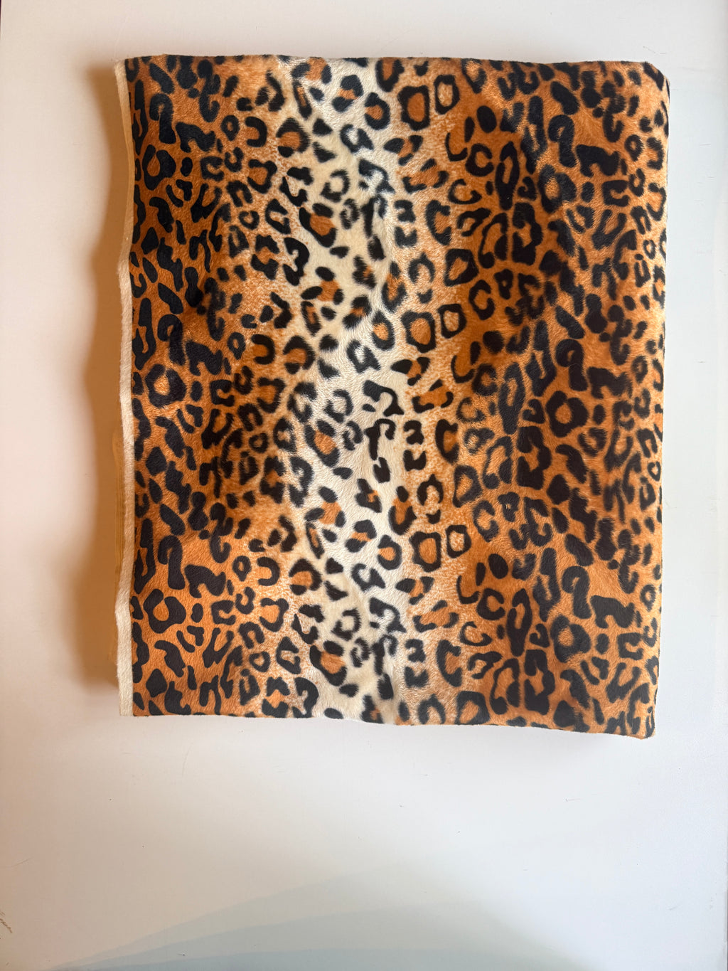 Classic warm toned Leopard print Faux Fur