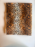 Classic warm toned Leopard print Faux Fur