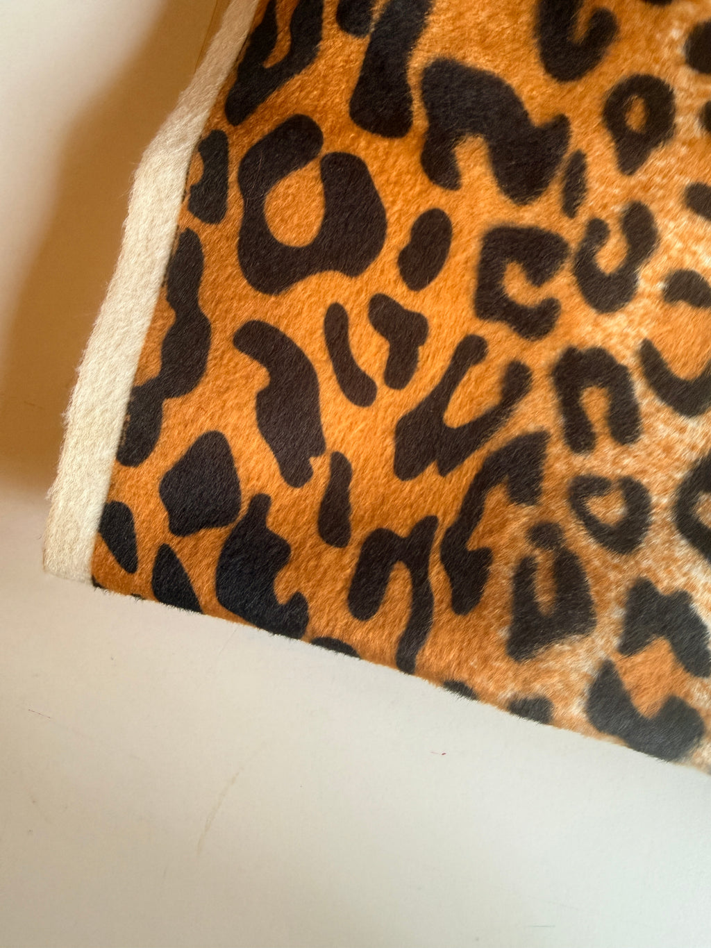 Classic warm toned Leopard print Faux Fur