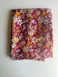 Kaffe Fassett style floral faux silk