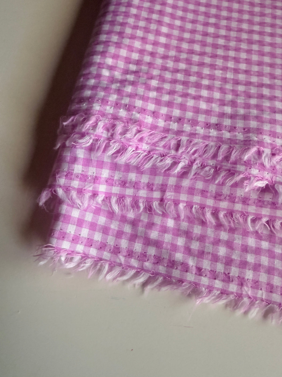 Small Pink classic Gingham cotton