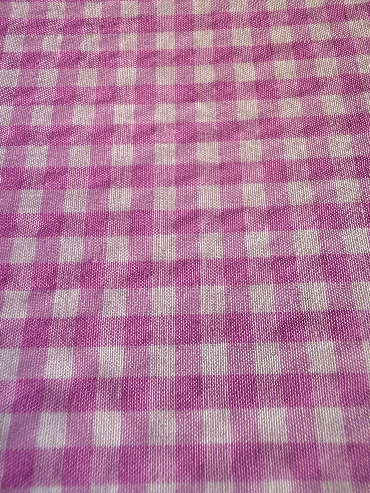 Small Pink classic Gingham cotton