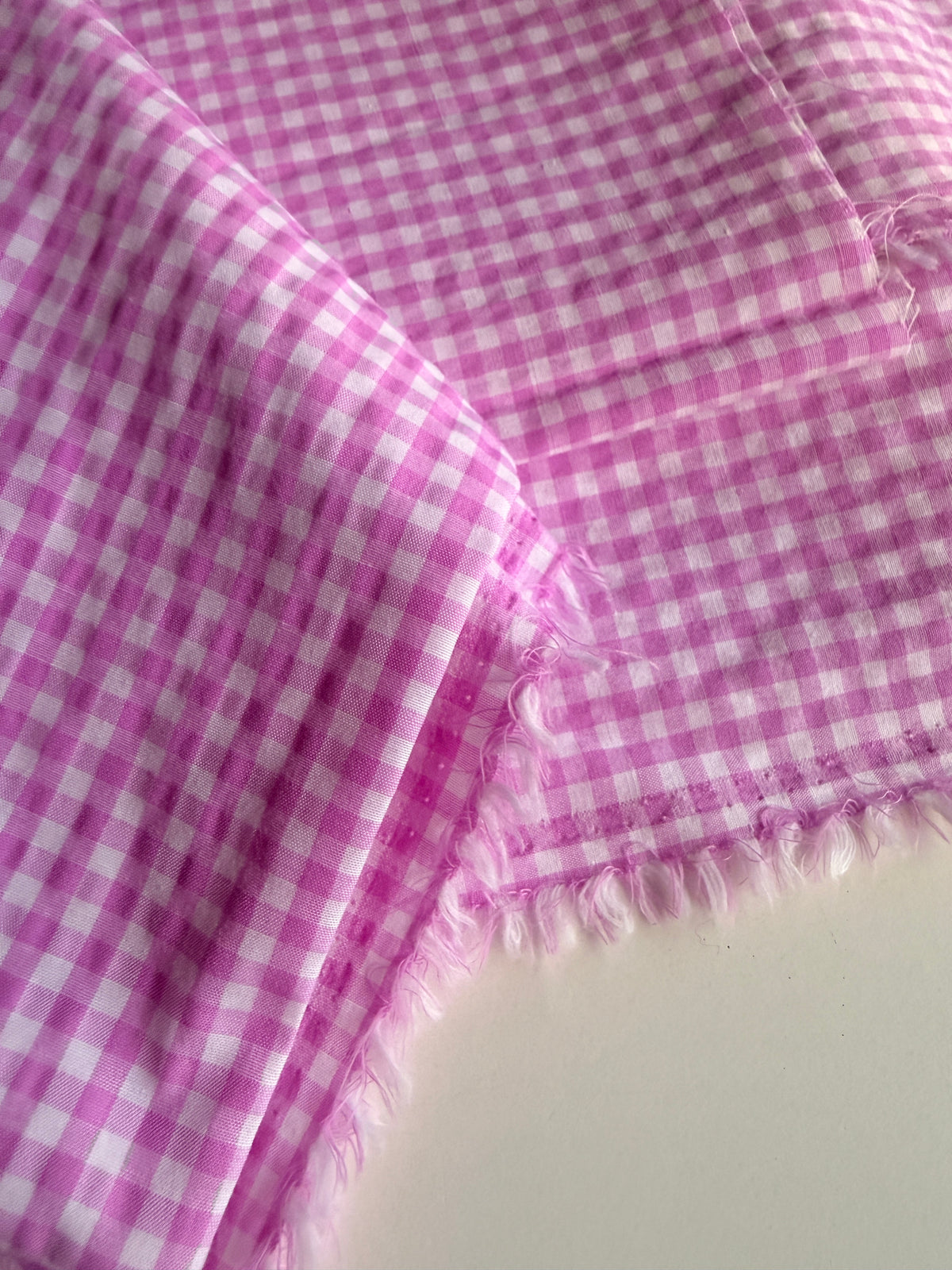 Small Pink classic Gingham cotton