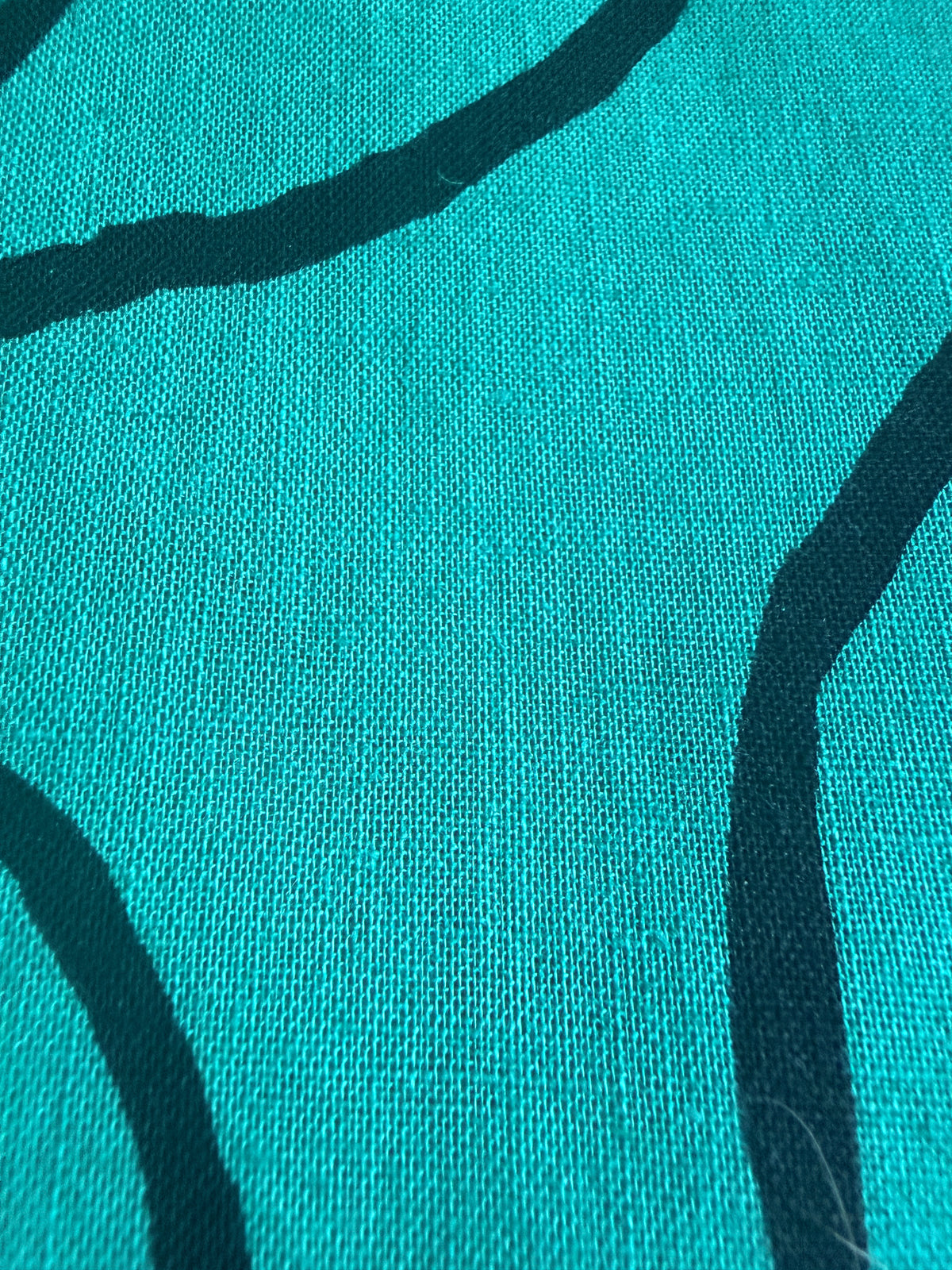 Large, muted fruit print Linen