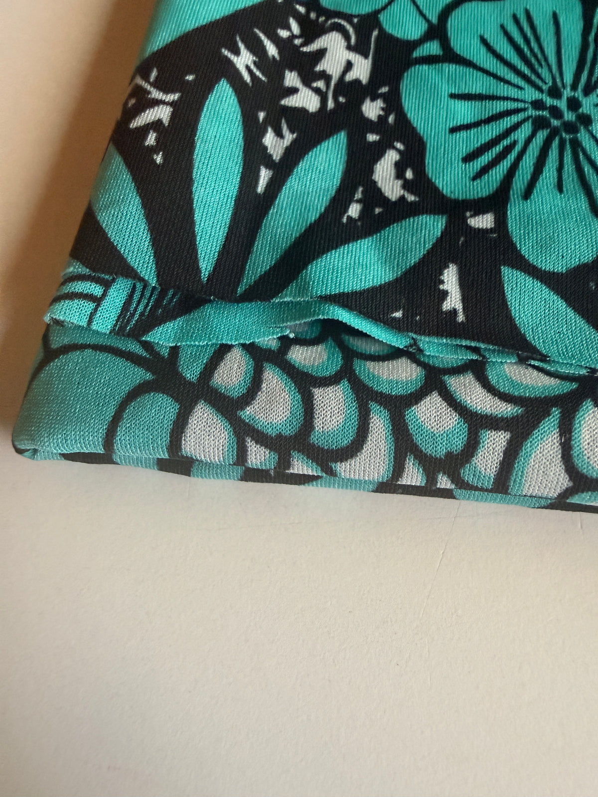 Dark Retro stylized flowers and leaves