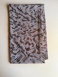 Modern abstract Print with interlocking zigzag shapes