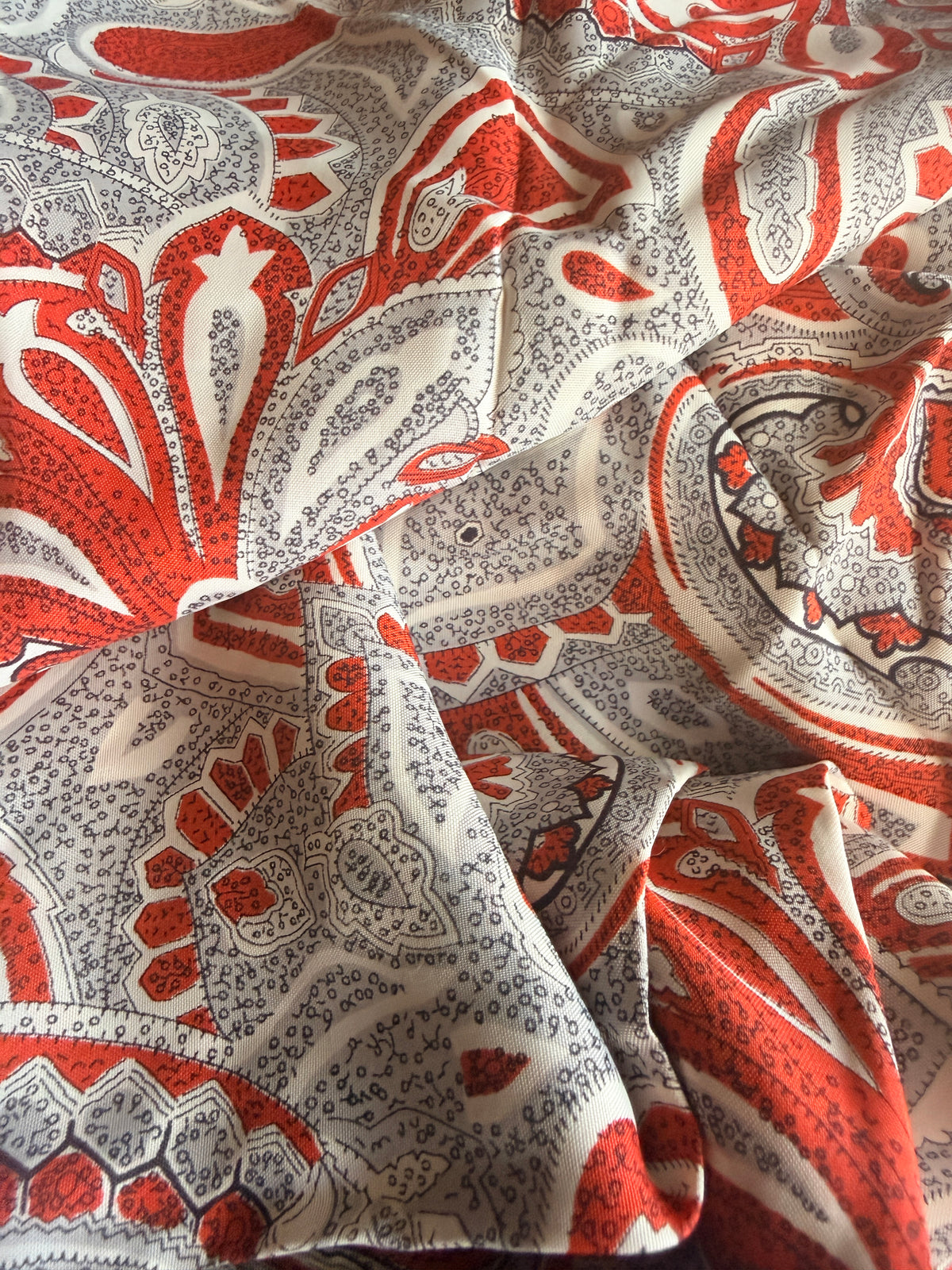 Vintage paisley with intricate floral and swirling designs