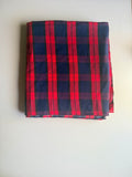 Red and Blue Plaid Flannel Light weight