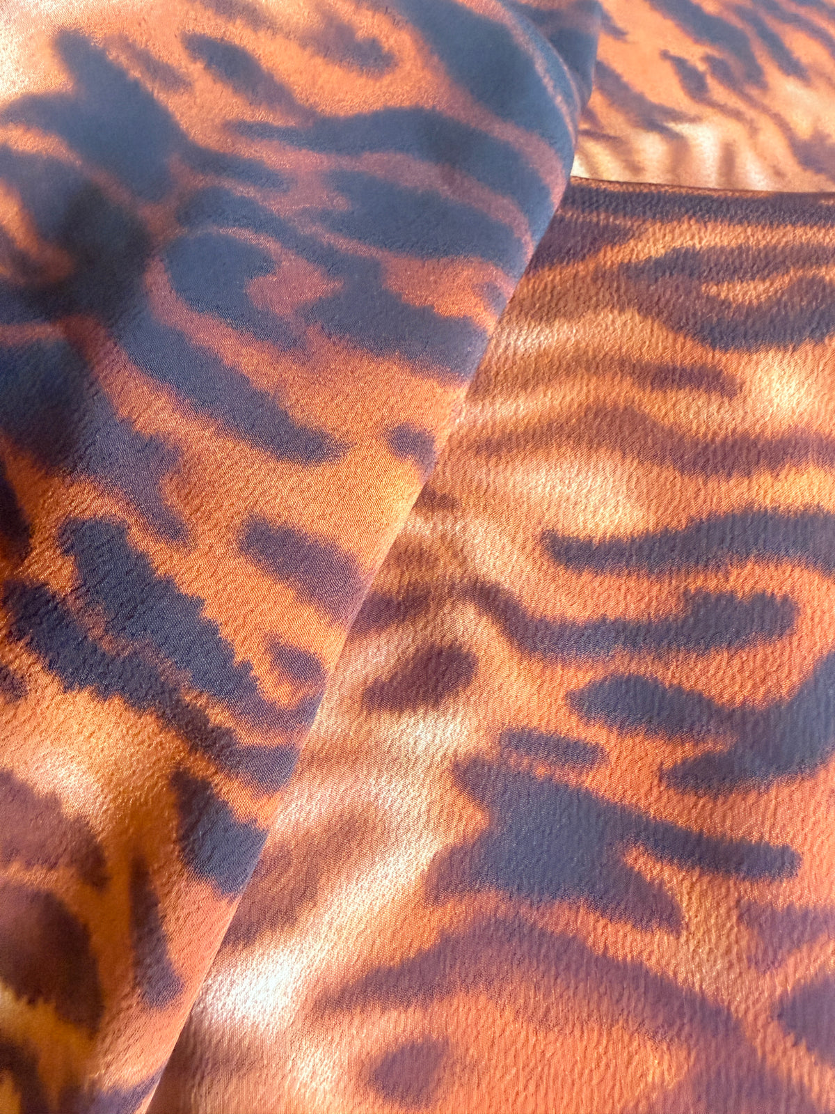 Smokey Tiger print rayon