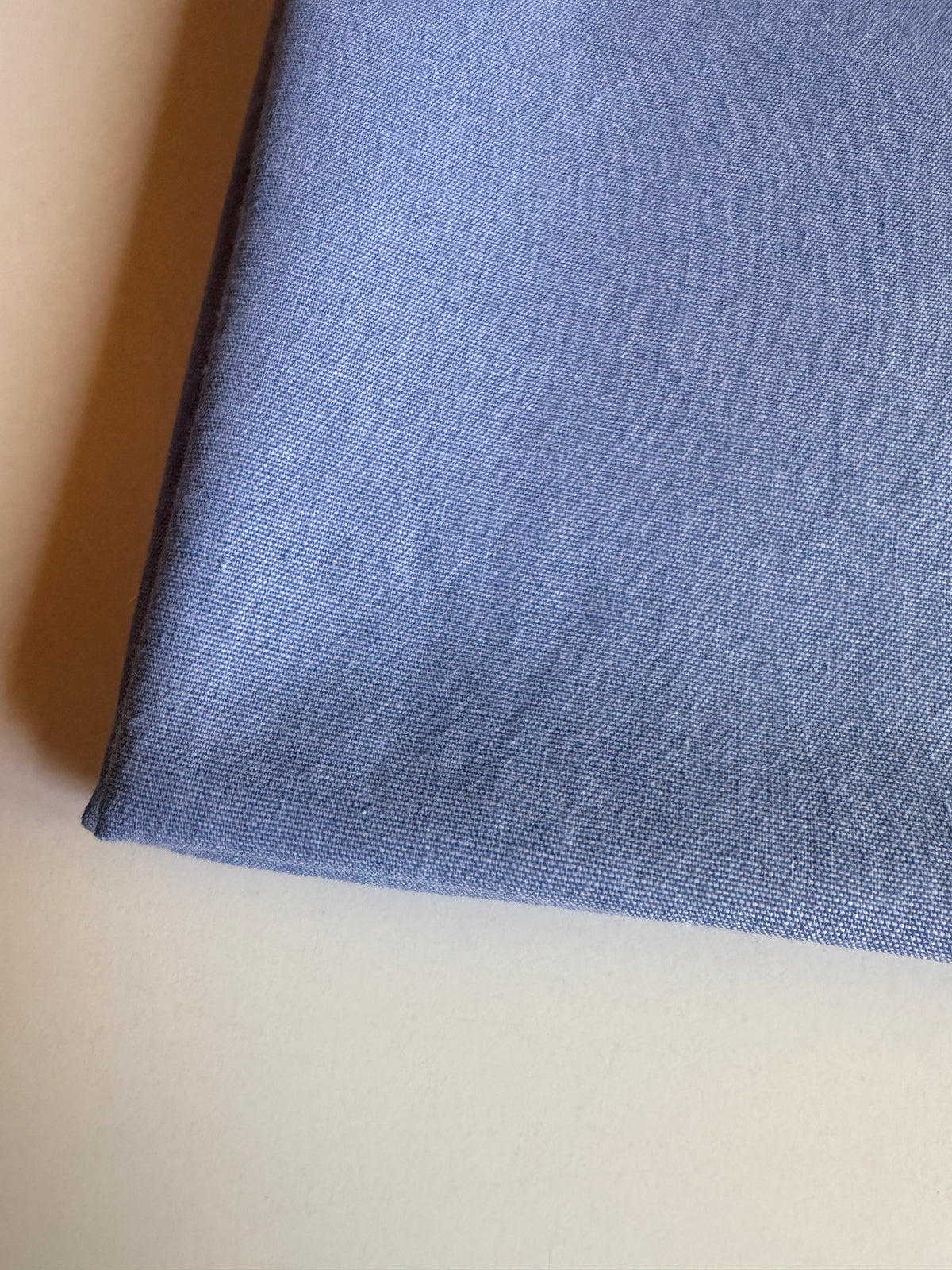 Light blue Denim-like Linen