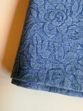 Medium wash floral print Denim - Deadstock Joann's