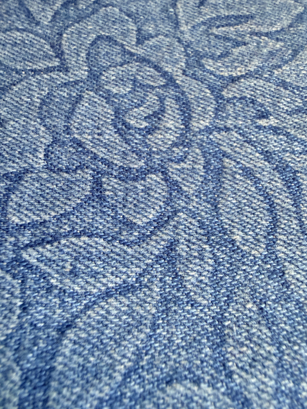 Medium wash floral print Denim - Deadstock Joann's
