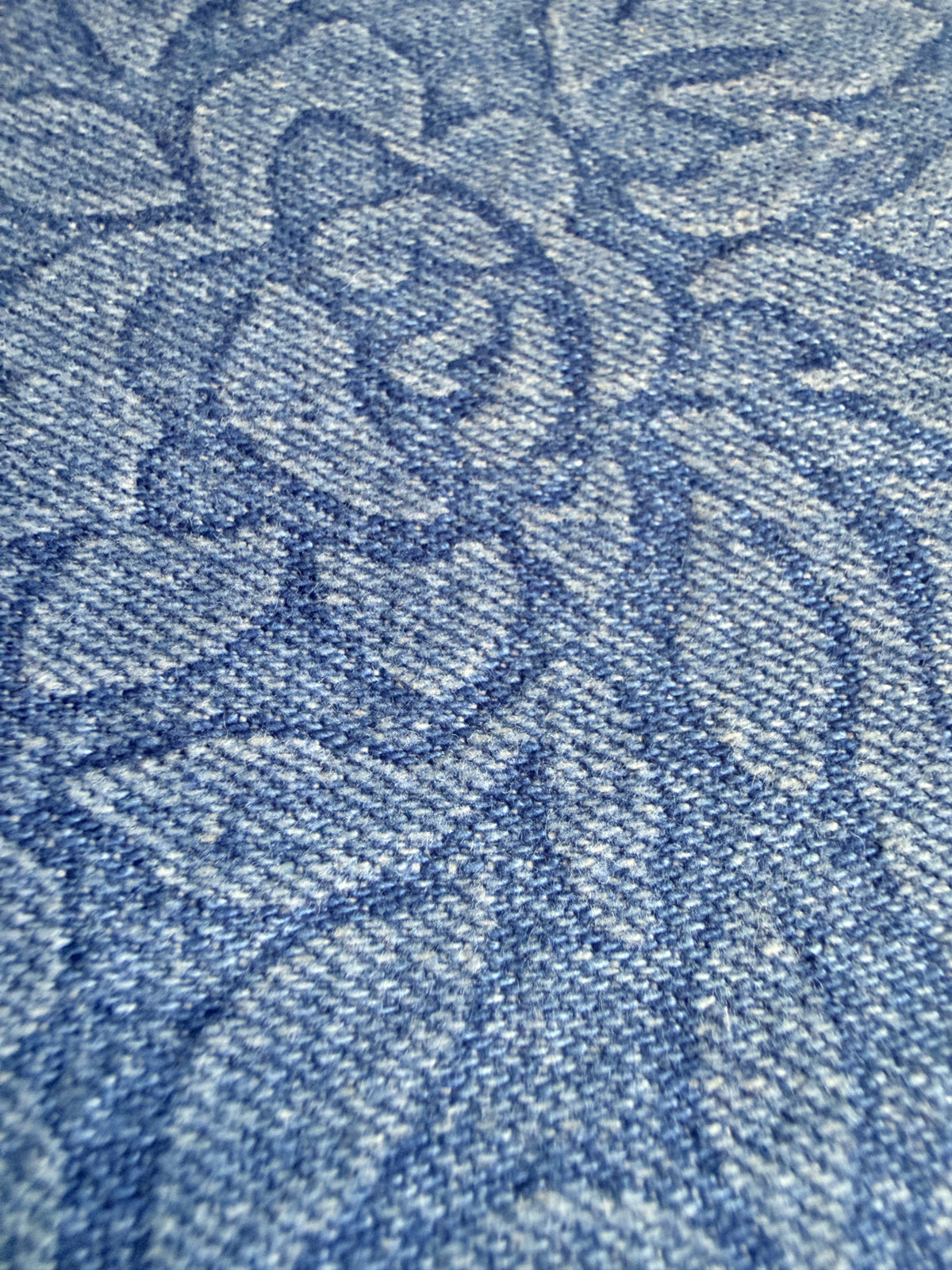 Medium wash floral print Denim - Deadstock Joann's