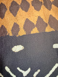 African-inspired printed silk - Deadstock